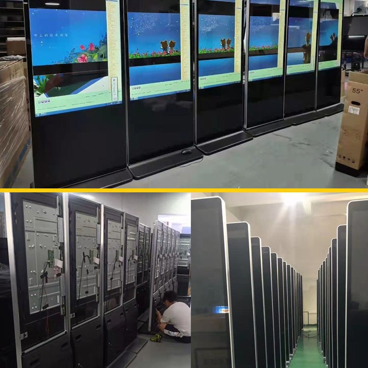 32 pulgadas HD 4K exposición vertical LCD estación de tren de alta velocidad Android aterrizaje super pantalla de fábrica venta directa