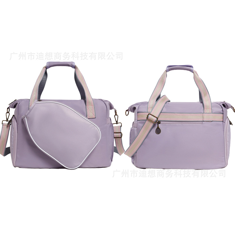 Bolsa de pelota Peak 2025 púrpura de alto valor nuevo bolso de bofetada de mensajero de gran capacidad con almacén de zapatos independiente entrenamiento portátil
