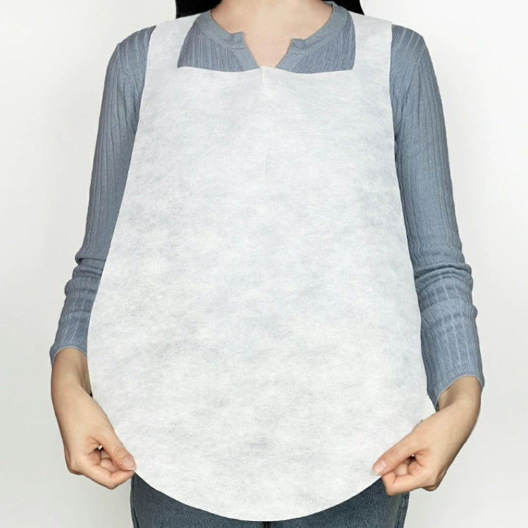 Одноразовый нетканый фартук питание горячий горшок для гостей барбекю фартук нетканый нагрудник для еды фартук