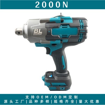 Cross-Border Wholesale Makita Model 2000 Torque Brushless Lithium Battery Wrench Auto Repair Air Gun Electric Wrench High Power