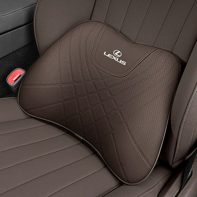 Es300H Headrest and Lumbar Waist support - chestnut-brown-single-waistrest