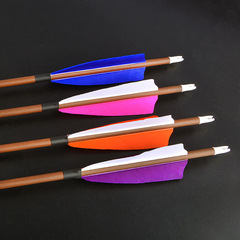 ame木紋純碳箭美獵傳統反曲箭支沉香木紋真羽碳箭碳箭批發