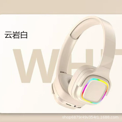 Совместимые с Xiaomi/Huawei накладные Bluetooth-наушники с оголовьем, элитная мода, редакция 2025, RGB LED подсветка