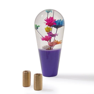 Crystal Shift Head Bulb Style | Cab and accessories - purple-bottom-colorful-flowers