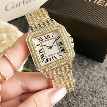 卡家高级感手表女轻奢小众简约中古高颜值钢带镶钻女表石英表防水