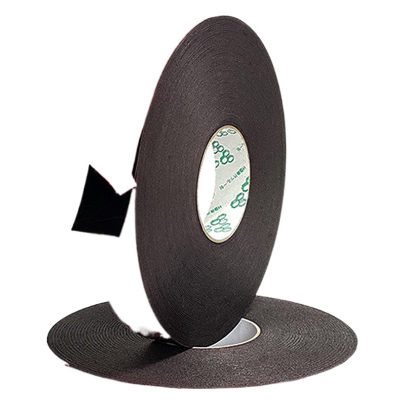 Al por mayor película roja espuma negra PE cinta de doble cara esponja fuerte Placa de espuma adhesiva puerta y ventana adhesivo de metal adhesivo de doble cara adhesivo