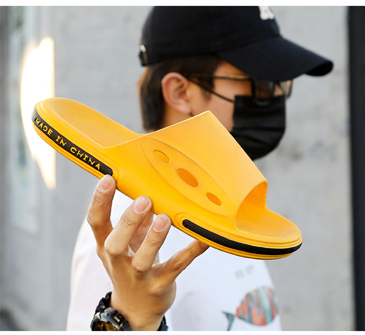 2023 neue Sommer Paar Outdoor Fashion Wohnheim Badezimmer Trend Atmungsaktive nicht-slip hausschuhe für männer und frauen hause sommer_voghion.com