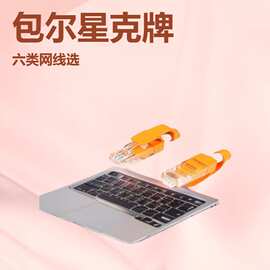 包尔星克六类网线宽带线网络线CAT6跳线电脑6类路由器连接双绞线