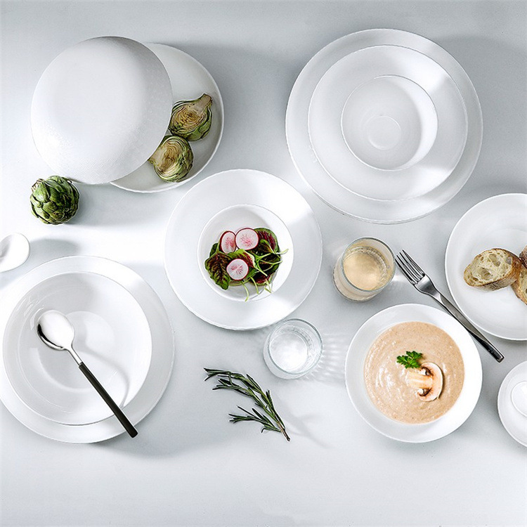 Luminarc Xiangyun Embossed Tableware Set LC-CJJ562 Large Quantity Can Be Shipped