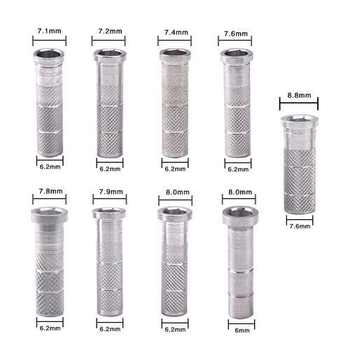 Arrow base 6.2mm insert aluminum base suitable for fiberglass carbon arrows Bow and arrow archery accessories replaceable arrows