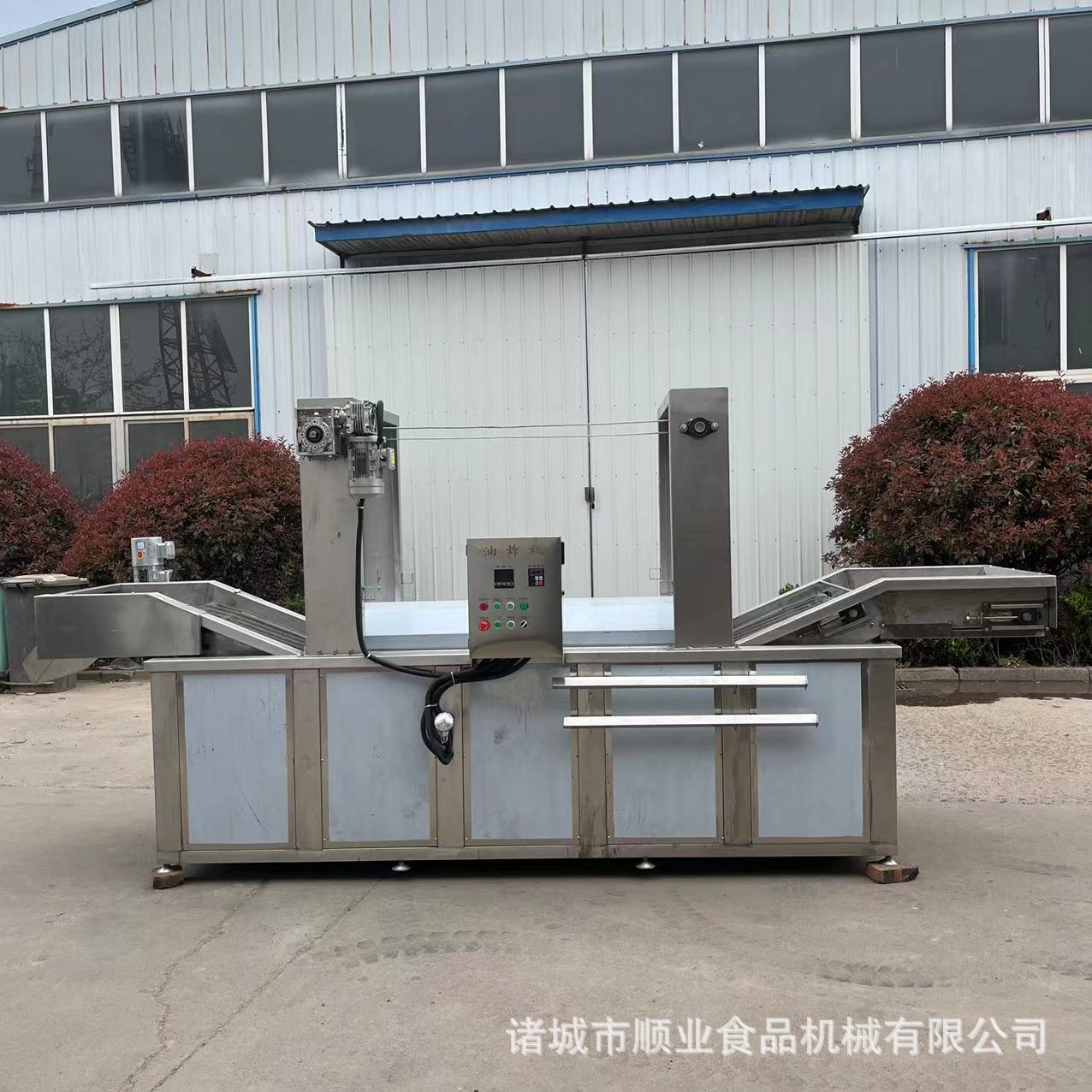 商用薄脆油炸机 全自动脆饼油炸设备 连续式面皮油炸线源头厂家