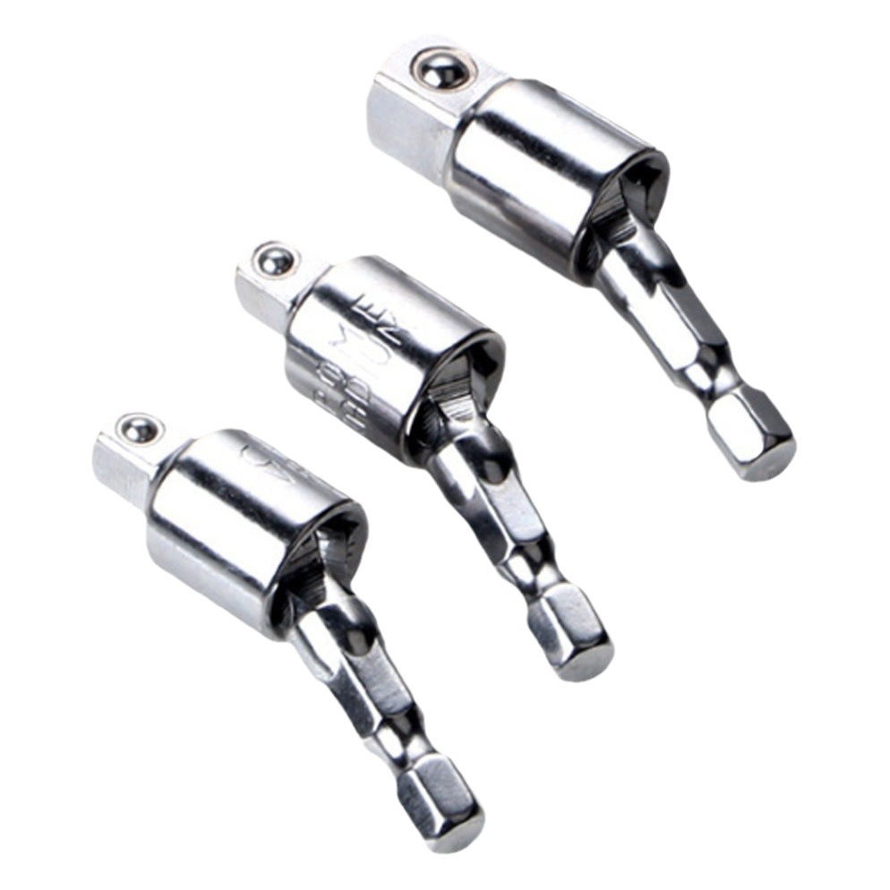 360 grados mango hexagonal giratorio cabeza cuadrada biela lote de aire giratoria llave de tubo 1/2 3/8 1/4 conector de conversión