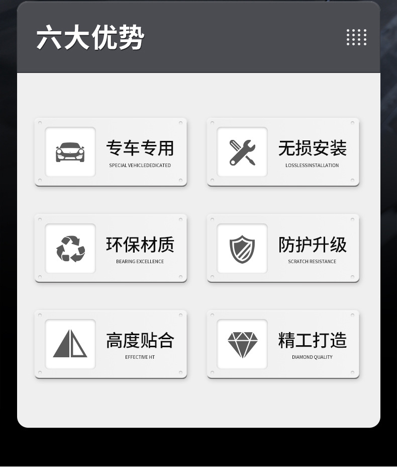 Applicable to the new version of Model3 Y door handle antifreeze installation Tesla carbon fiber pattern door handle modification