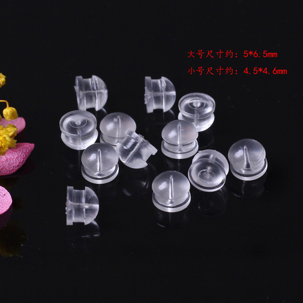 Transparent Silicone Earplugs Ear Plugs Earrings Ear Stud Plugs DIY Ear Accessories Accessories Manufacturer Wholesale Creativity
