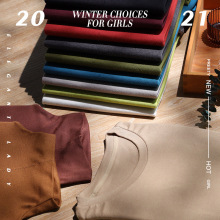 黑科技多色羊绒蛋白精华羊毛美雅碧发热免烫显瘦打底长袖女打底衫