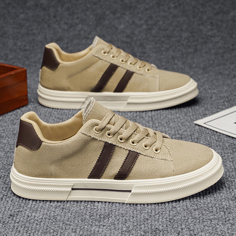 Tenis de Lona de Corte Bajo para Hombre Transpirables y Resistentes al Desgaste para Primavera y Verano image 8