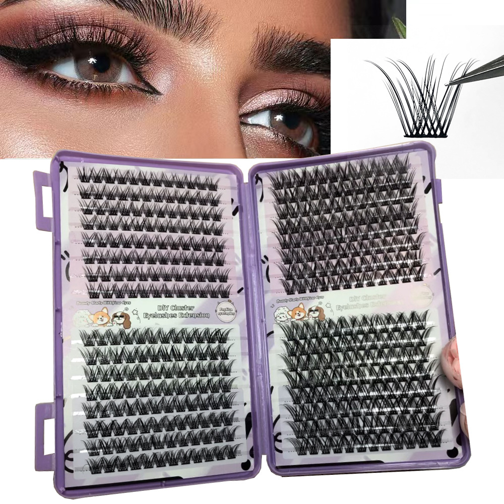 Comercio exterior pestañas colección densa 30D40D50D gran capacidad serie FD cabello gripe europea y americana un solo rango de cabello