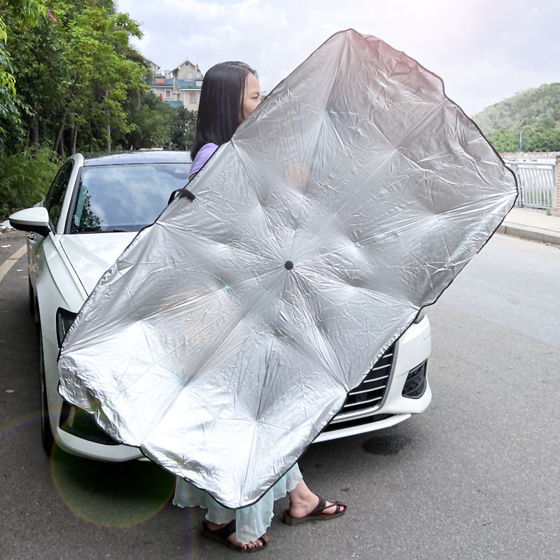 Car sunshade window sunshade side window sun protection heat insulation sunshade front windshield glass plate cover car shading