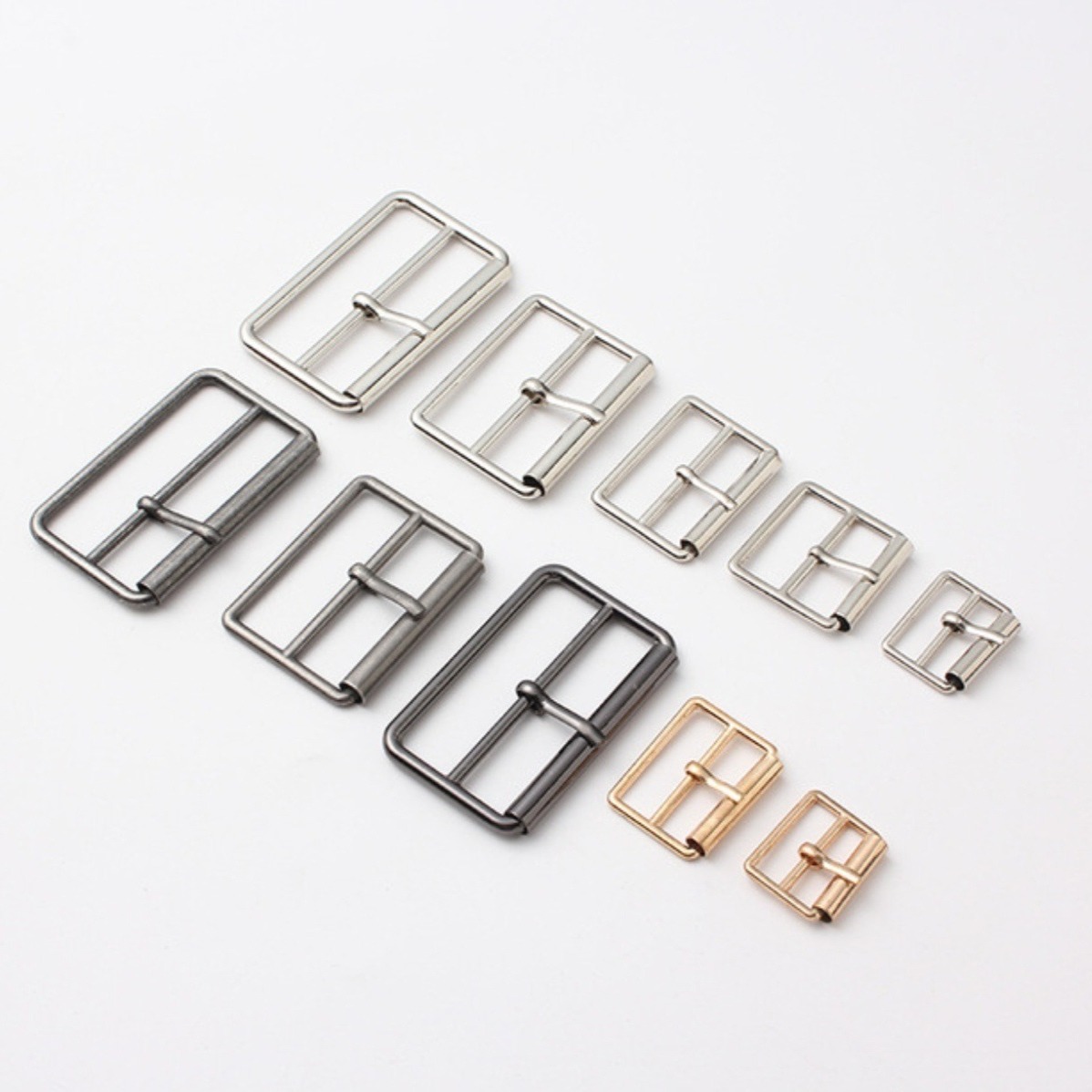 合金挂镀服装服饰箱包扣管子扣针管扣 三档扣皮带扣腰带扣袖扣