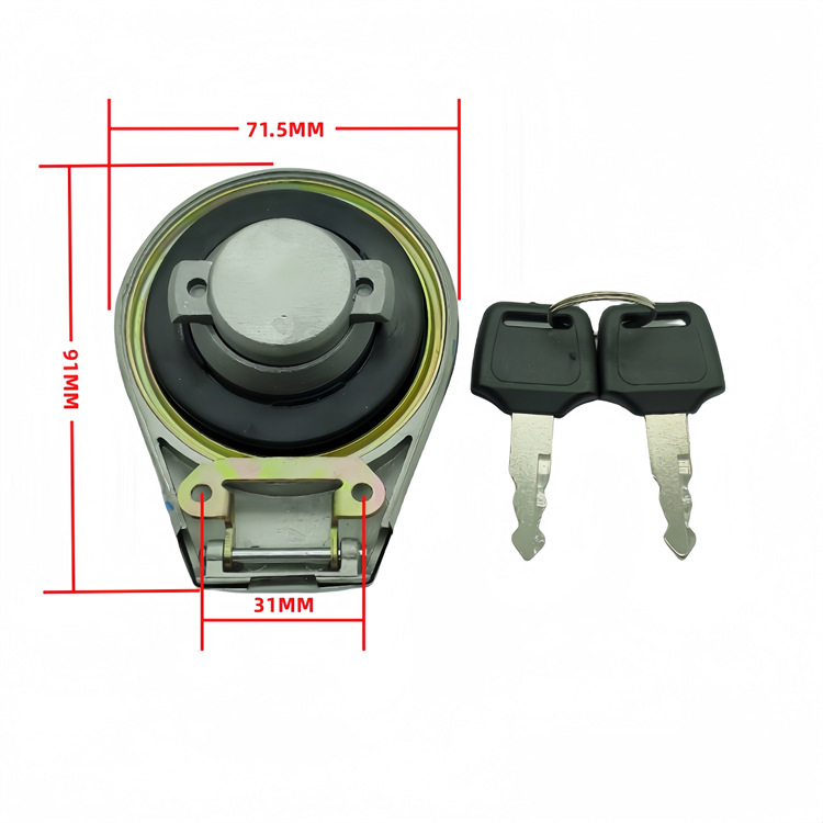 Motorcycle modified parts fuel tank cap prince car for Jialing JH150/VF750C/VF750 fuel tank cap lock