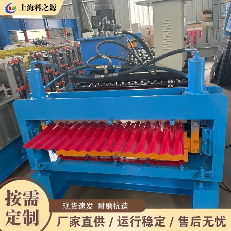 全自动彩钢瓦压瓦机 金属辊压冷弯成型机 仿树脂琉璃瓦机