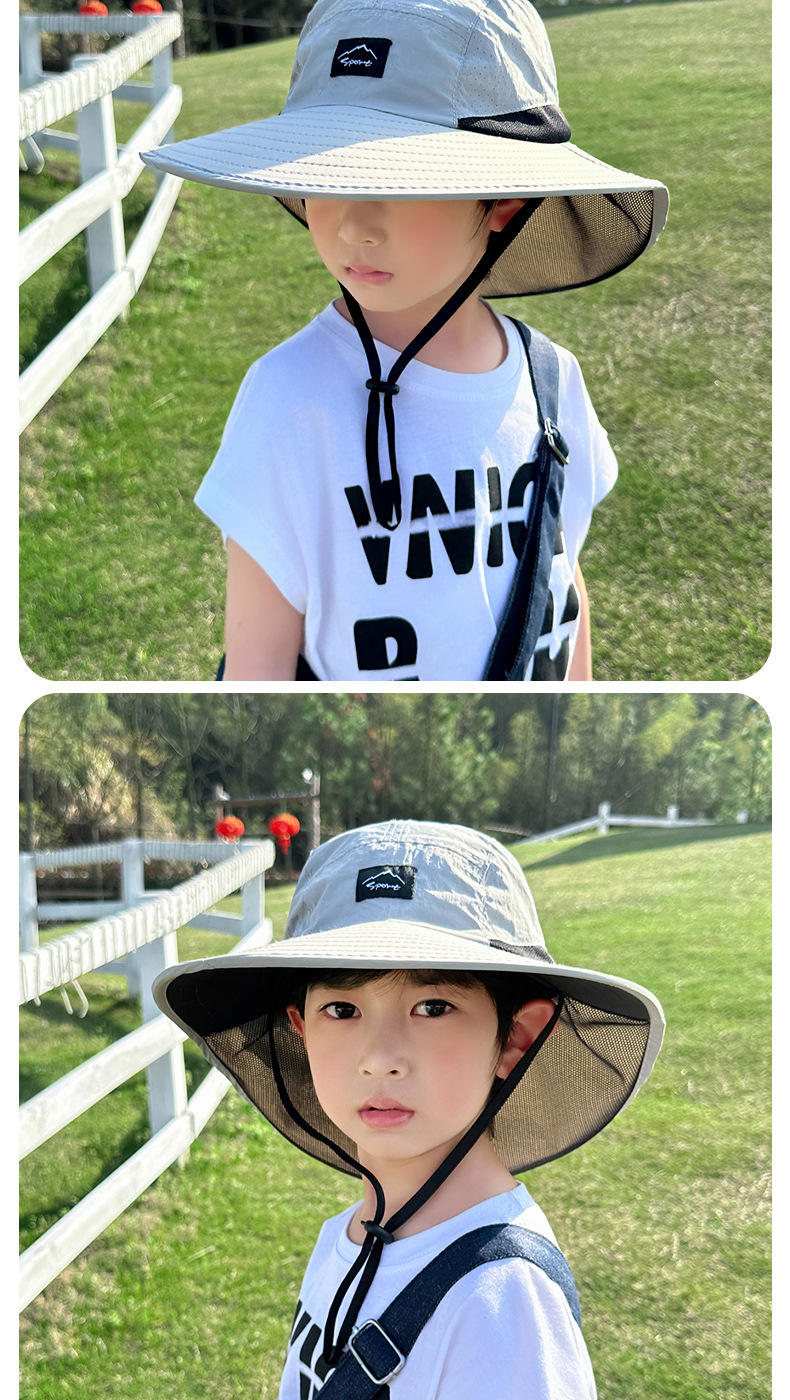 夏用マント付き帽子選び方