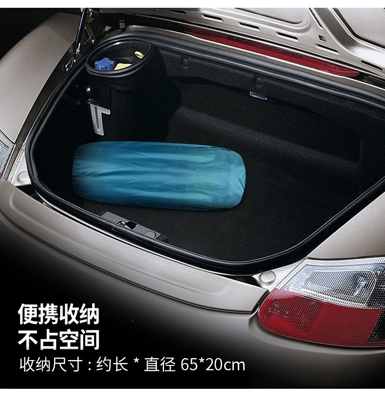 Car inflatable mattress, SUV in-car bed, trunk-resistant travel bed, air mattress, sleeping pad for road trips