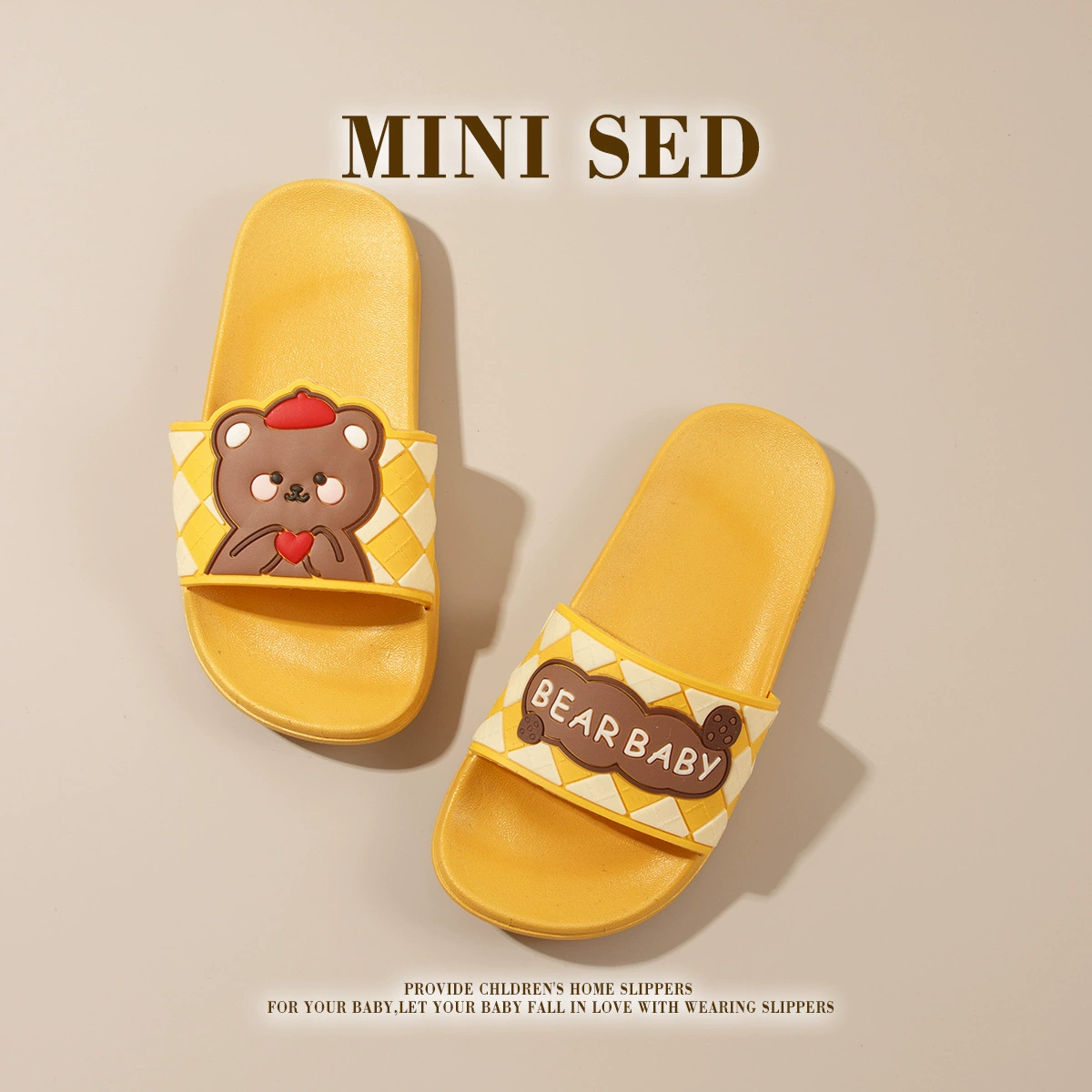 Купите детские студенческие тапочки с душевным спокойствием Летний мальчик ванна в ванной комнате