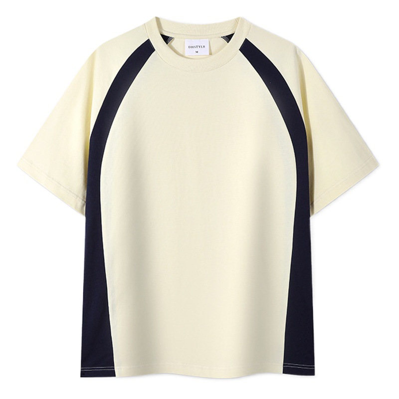 Chao marca empalme color 240 pesado camiseta personalizada algodón camiseta personalizada