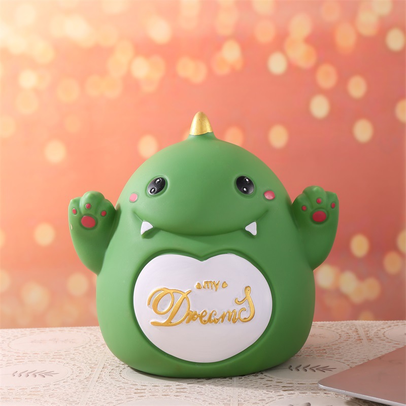 2024 dibujos animados dragón año alcancía niños lindo Zodiaco dragón vinilo hucha decoración creativa regalo de Año Nuevo