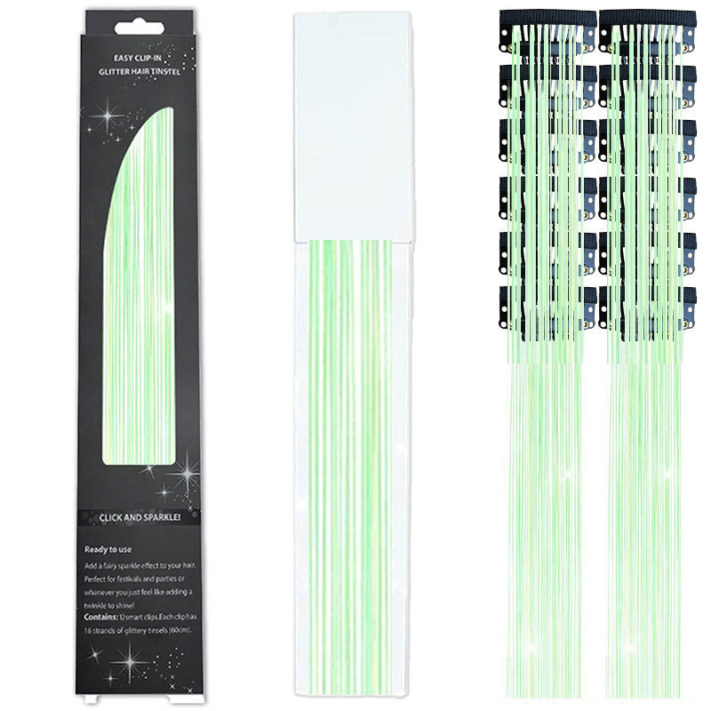 Césped fluorescente verde BBB clip C (12 caja negra)