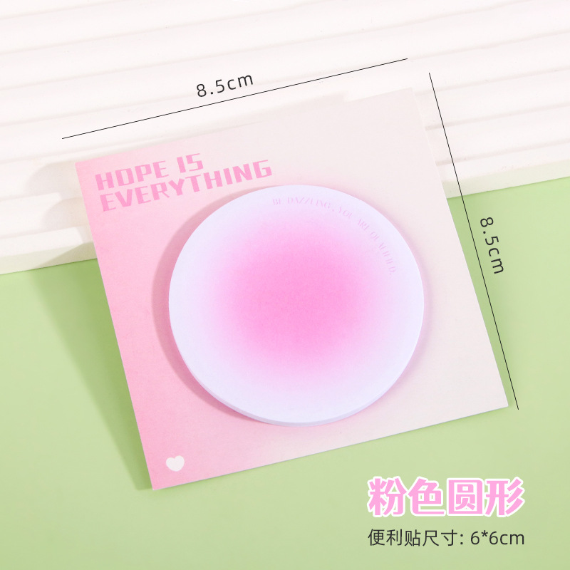 Pegatinas adhesivas de forma especial de color personalizadas de estilo ins, notas adhesivas de mensajes de estudiantes de sentido avanzado, se pueden pegar notas adhesivas desgarradas a mano