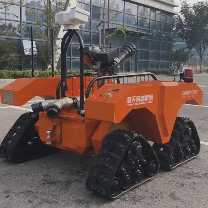 履带式全地形智能运输救援平台(4条三角履带）