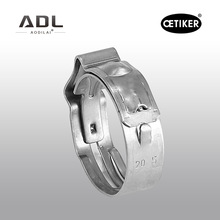 193-706R欧梯克304不锈钢管件密封箍圈耳式无极卡箍软管耐腐蚀