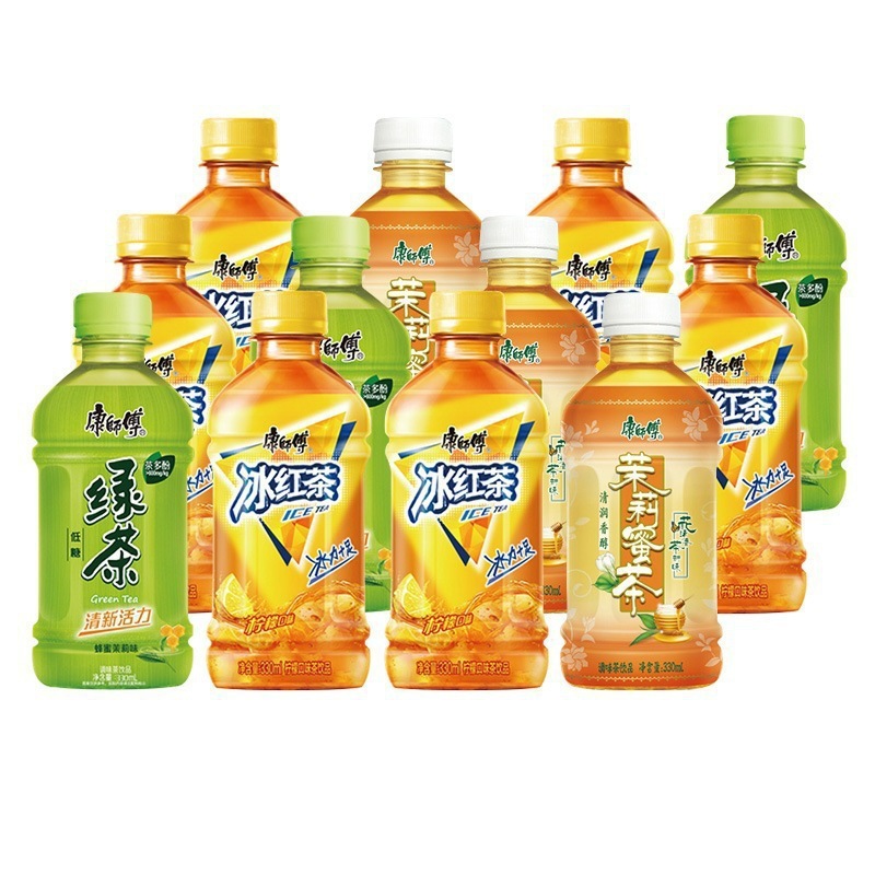 康师傅冰红茶500ml*15瓶整箱批冰红茶茉莉蜜茶柚茶清茶绿茶茶批发|undefined