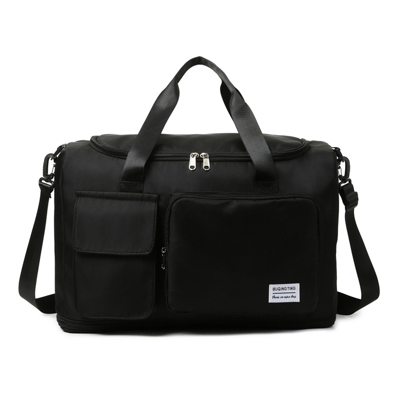 Nueva bolsa de viaje para viajes de negocios de corta distancia, bolsa de lona ligera de gran capacidad con separación en seco y húmedo, bolsa de yoga de fitness deportivo