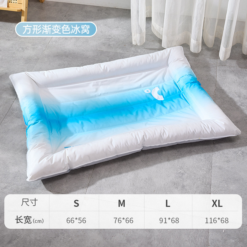 Estera de hielo para mascotas, sensación fresca para perros, nido de hielo para gatos, gel redondo de verano, nido de hielo, nido de perros, fábrica personalizada