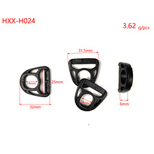 恒信鑫彩色环保塑料半圆D扣塑料三角扣塑料五角D扣箱包配件