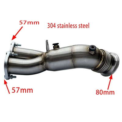 Bmw 135I 335I N55: Exhaust manifold