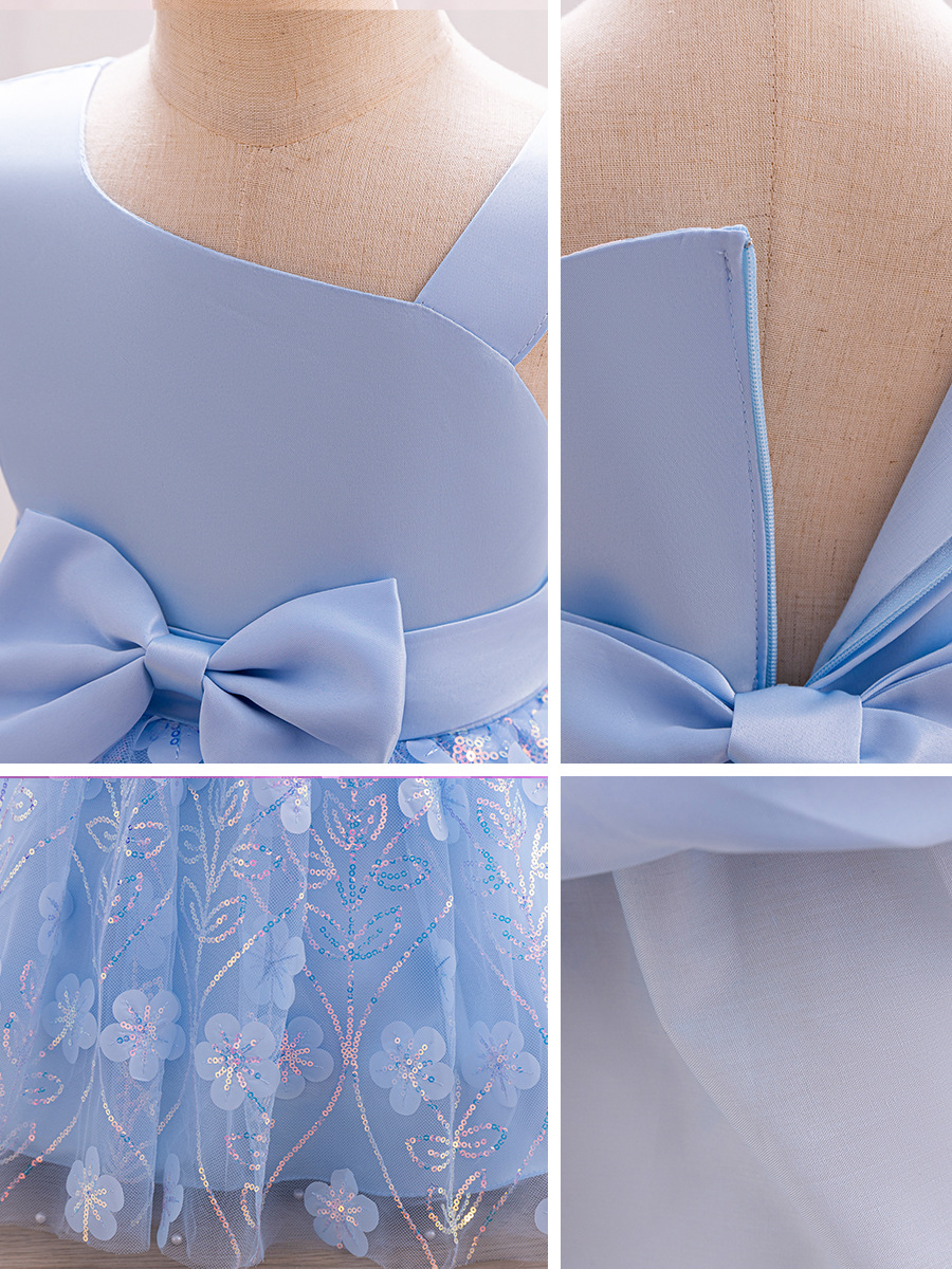 Hot Children's Princess Net Yarn Dress