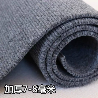 加厚条纹地毯室内简约防滑条纹地毯办公室酒店易打理满铺加厚地毯