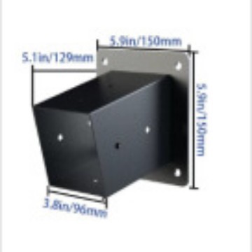 Kit de marco 3 - way inclinado techo marco bracket kit de soporte de techo recubierto en polvo marco de pared bracket 4inx 4in