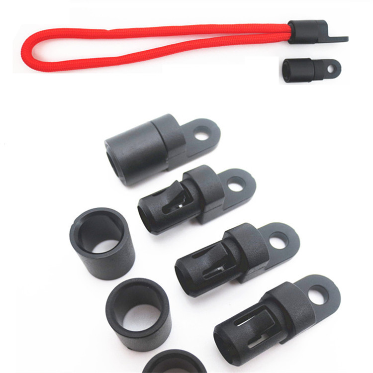 固定扣无挡钩 帐篷拉绳扣塑料吊钟绳扣猪鼻扣圆形旋转卡扣弹簧扣