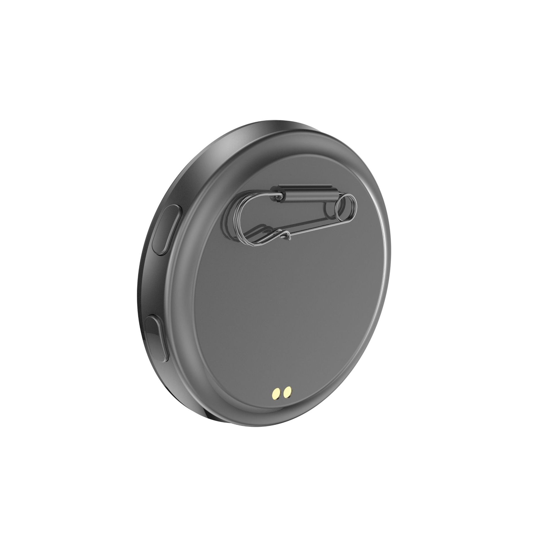 Insignia Electrónica de Pantalla Redonda de Plástico con Pin image 11