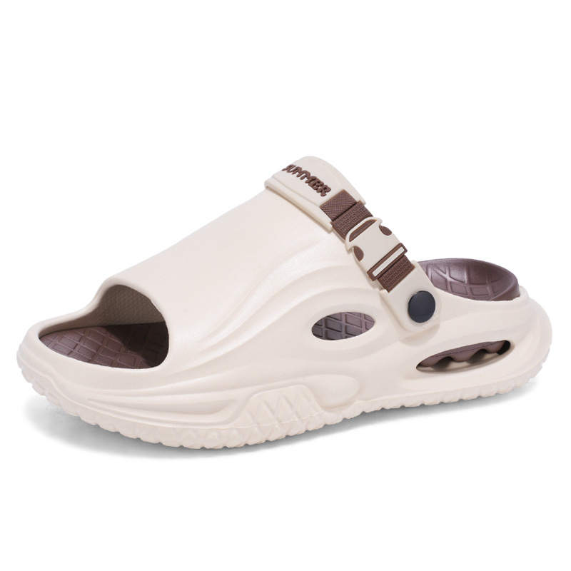 Herenslippers met zachte zool voor zomerse buitenactiviteiten, dikke waadschoenen van topkwaliteit voor op het strand, antislip sandalen voor diverse doeleinden in grote maten_voghion.com