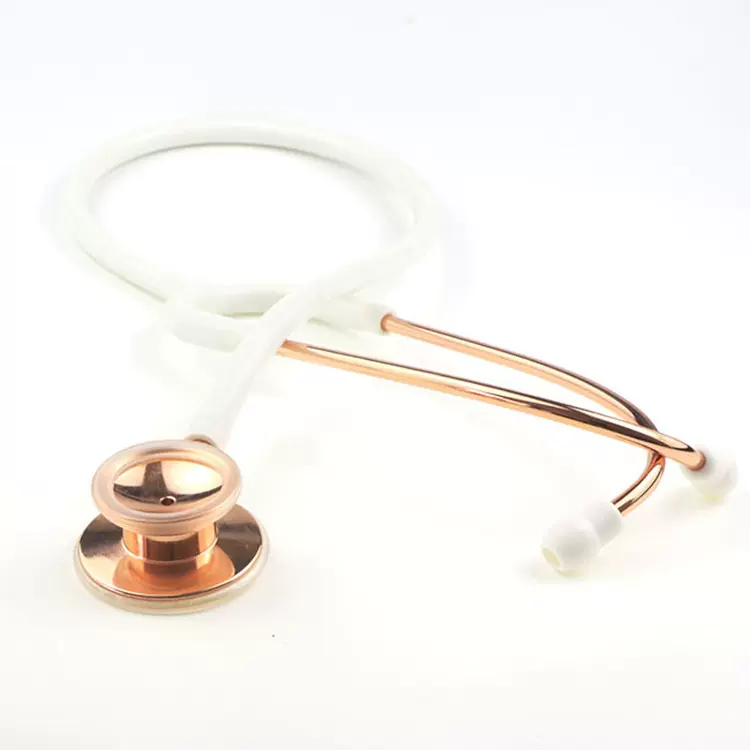 热销产品 厂家直销高档 花纹款成人不锈钢听诊器 stethoscope