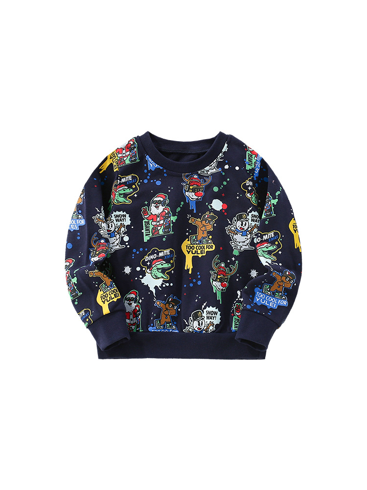 En stock malwee niños suéter otoño nuevo europeo y americano de los niños casual Top estilo occidental manga larga bottoming camisa