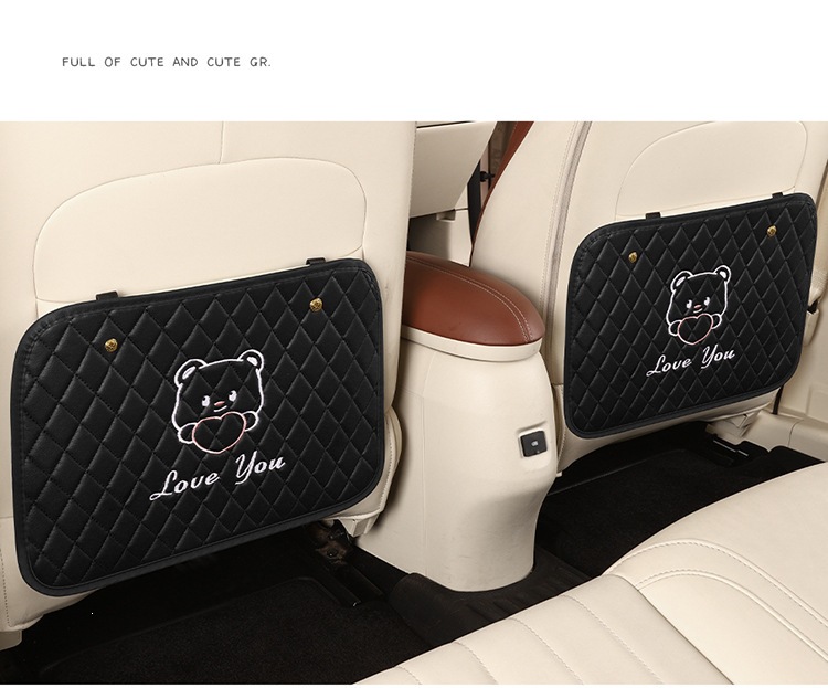 Car Anti-Kick Mat, Newly Upgraded Seat Back Storage Bag, Car Child Seat Back Hanging Bag, Storage Box, Car Interior Supplies