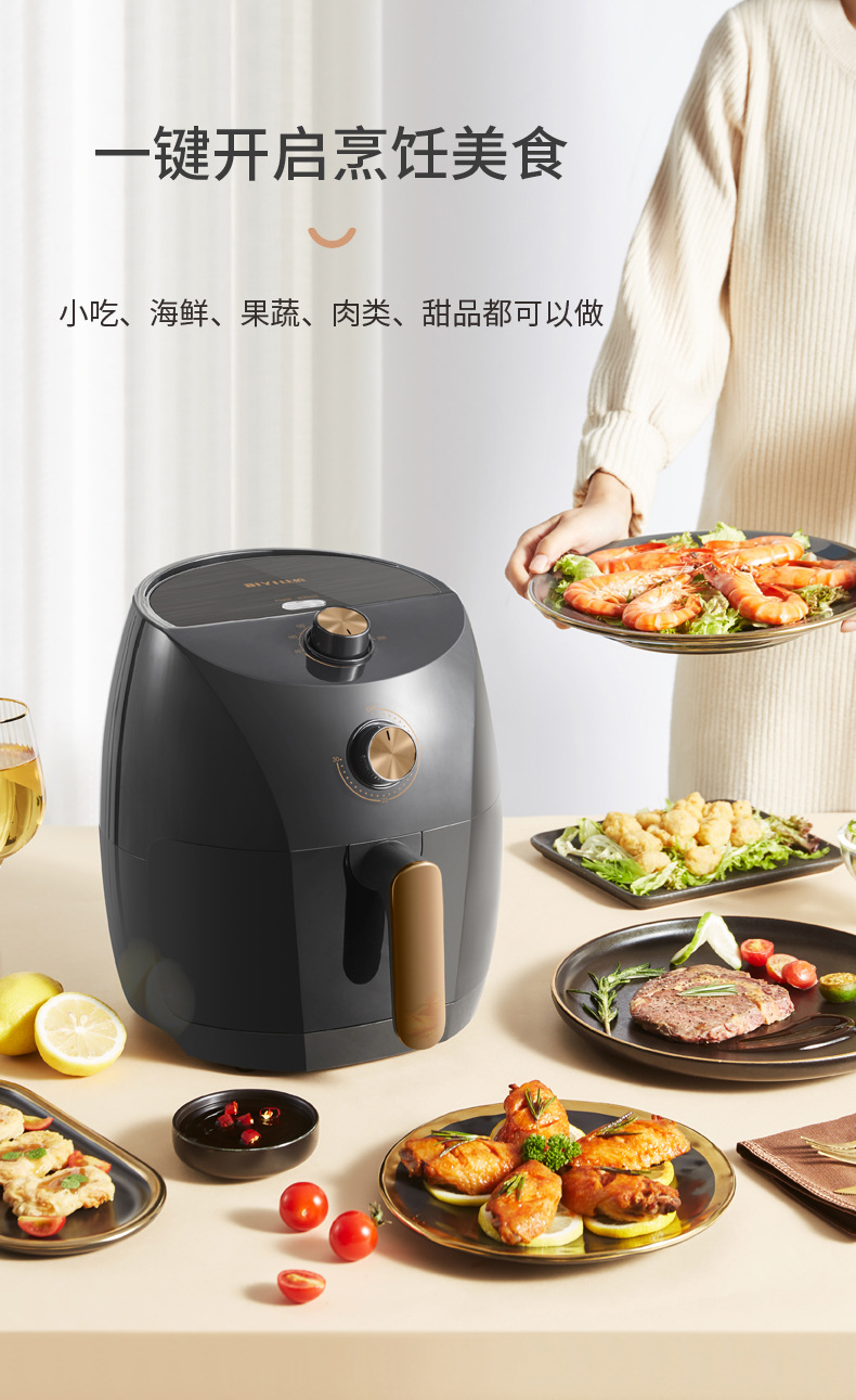 4升家用容量空气炸锅 小熊 利仁 代工厂 (1).jpg