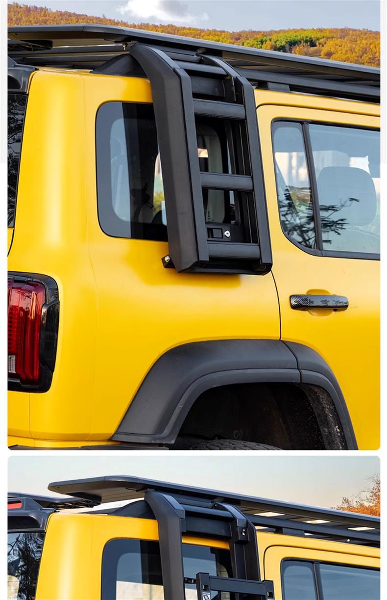 Tank 300 Roof Rack Aluminum Alloy Expansion Platform Luggage Frame Side Ladder Side Tent Backpack Modification Parts